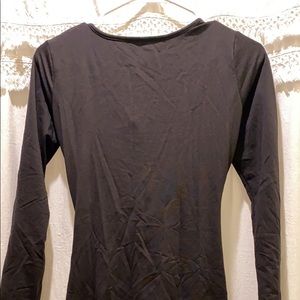 Black Mini Dress with Back Cut Outs